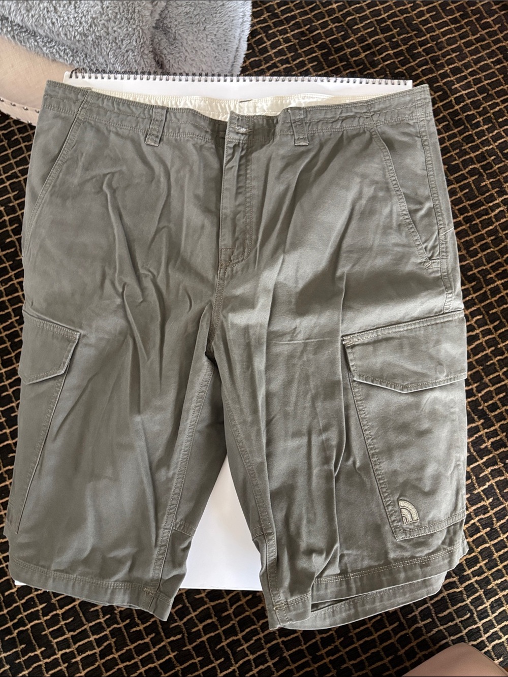 The North Face Men's Olive Green Cargo Shorts